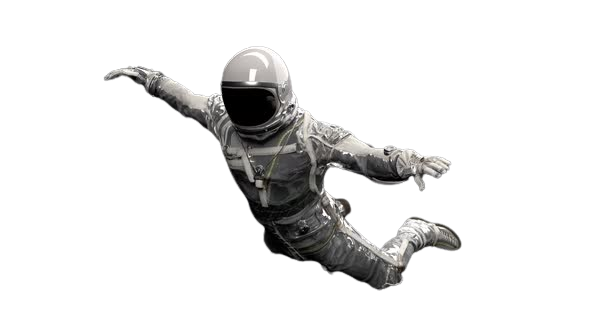 astronauta perdido en el espacio- flotando